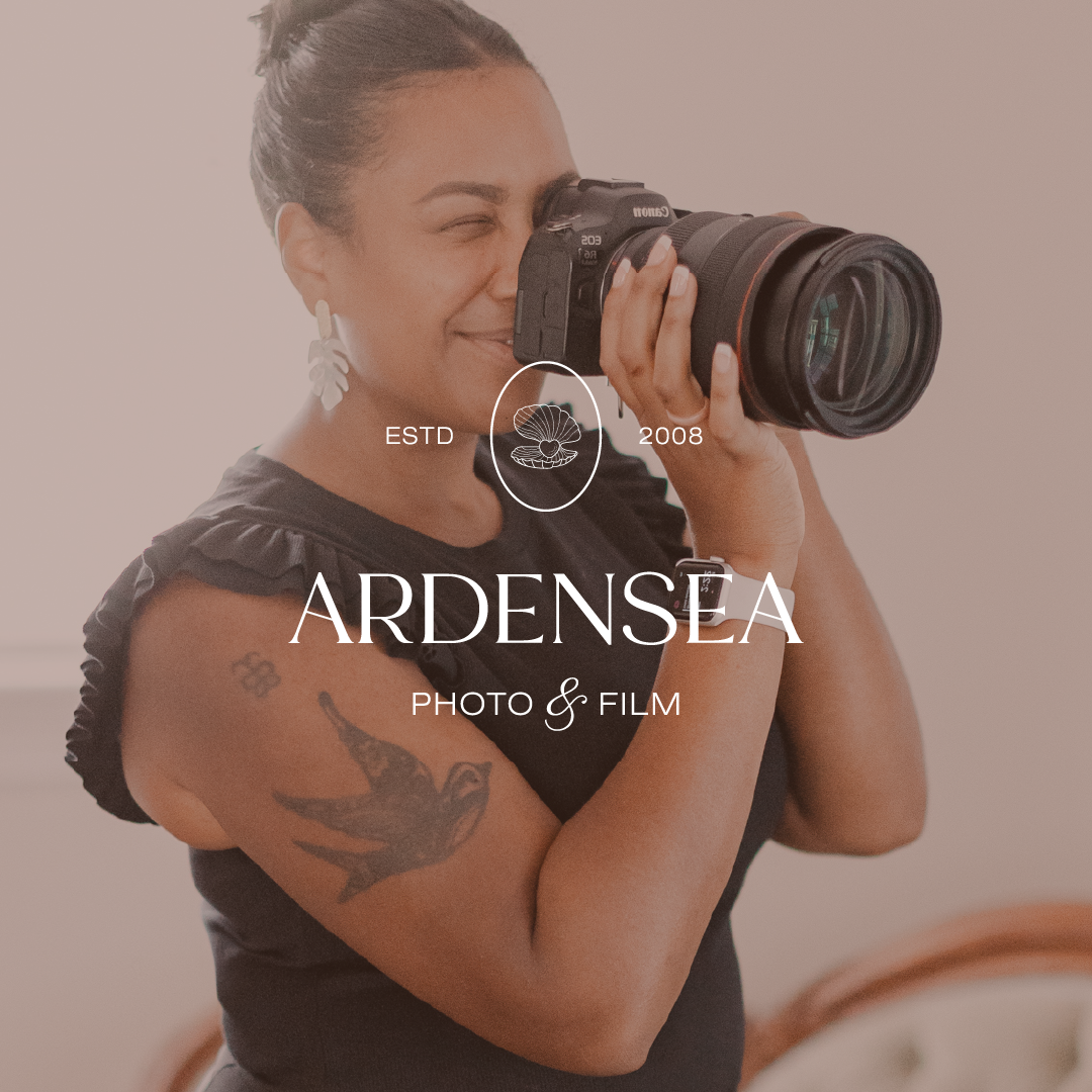 luxury wedding photographer brand design